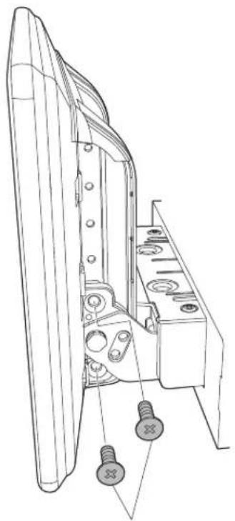 ALPINE INEF904DC - Regolare la posizione di montaggio del display. - 1
