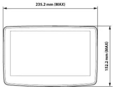 235.2 mm (MAX) 152.2 mm (MAX)