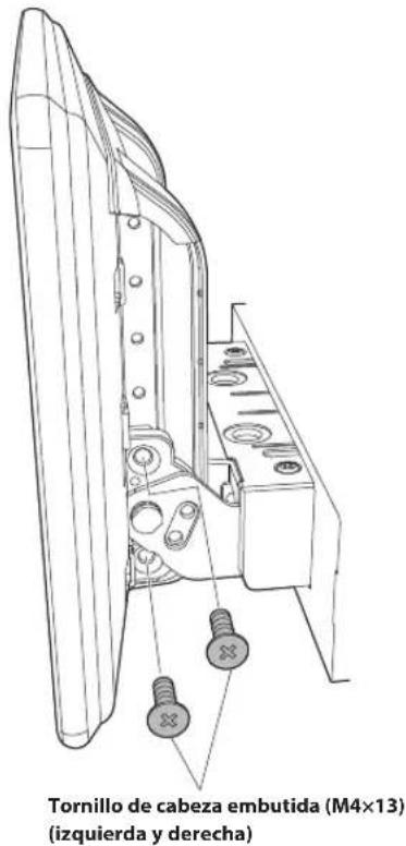 Tornillo de cabeza embutida (M4×13) (izquierda y derecha)
