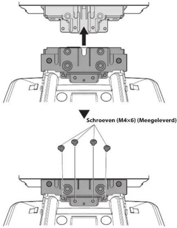 ALPINE INEF904DC - Installeer het scherm - 3