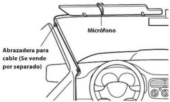 Abrazadera para cable (Se vende por separado) Micrófono