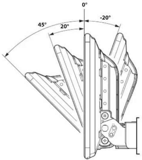 ALPINE INEF904DC - Regolare la posizione di montaggio del display. - 4