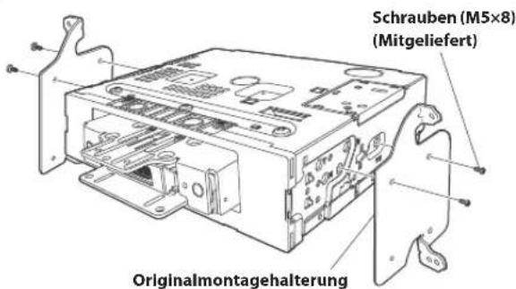 Schrauben (M5×8) (Mitgeliefert) Originalmontagehalterung