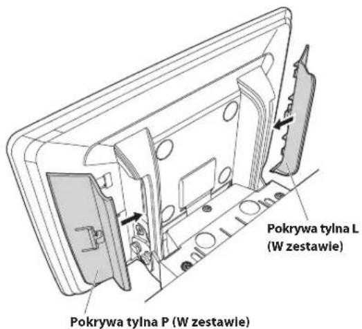 Pokrywa tylna L (W zestawie) Pokrywa tylna P (W zestawie)