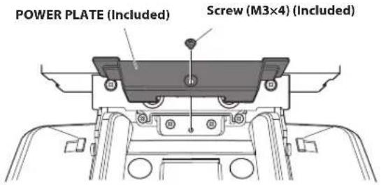POWER PLATE (Included) Screw (M3x4) (Included)