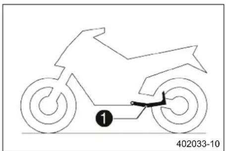 KTM 1290 Super Adventure S (2020) - Katébaσμα tou oxηματος από to έσαio σταντ - 1