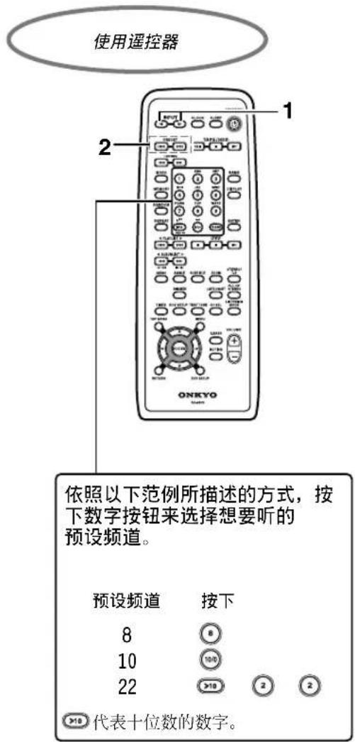 ONKYO DRUN7 - 选择预设电台 - 6