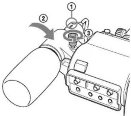 SONY PMW320K - Raccordement d'un microphone au connecteur MIC IN - 2