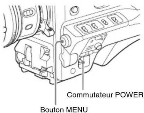 SONY PMW320K - Pour régler la région d'utilisation - 1
