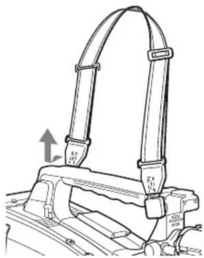 SONY PMW350L - Placez l'autre clip sur le point de fixation de la bandoulière situé de l'autre côté de la poignée, de la même manière que dans l'étape 1. - 1