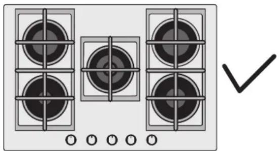 HOOVER HHOB 300 HVG6K3B - UZYTKOWANIE PLYTY - INSTRUKCJE DLA UZYTKOWNIKA - 1