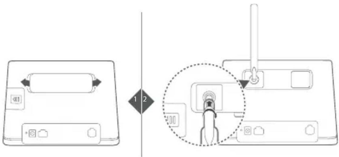 HUAWEI 4G Router 2 - Een externe anteenne installeren - 2