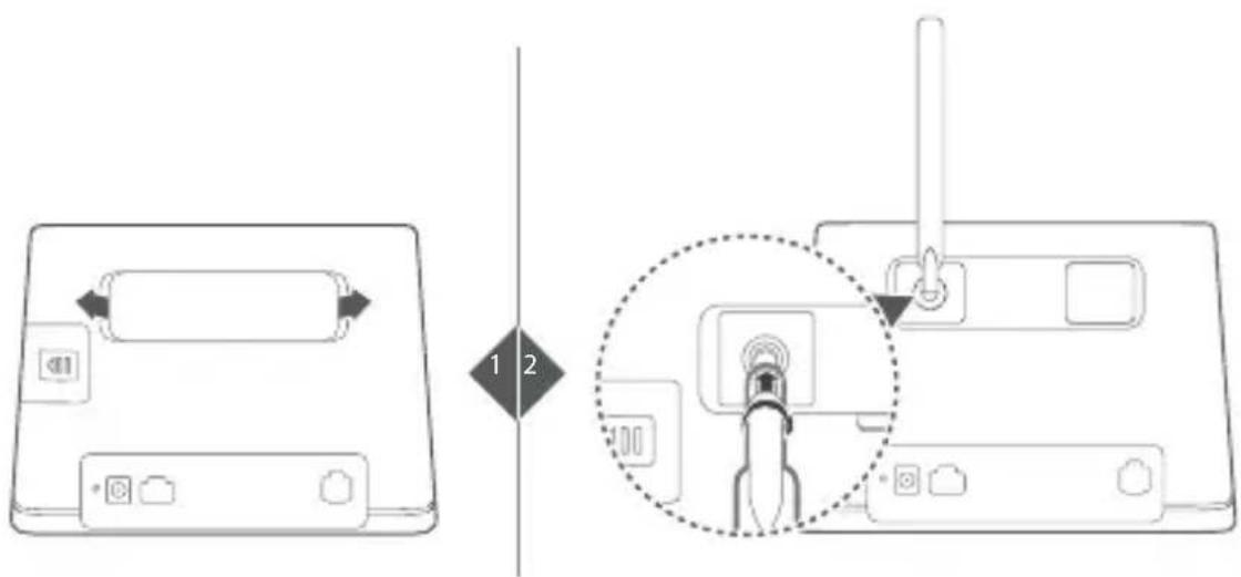 HUAWEI 4G Router 2 - Instalar uma antenna externa - 2