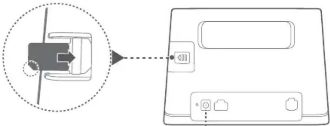 HUAWEI 4G Router 2 - Schritt 1: Einsetzen der SIM-Karte - 4