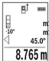 BOSCH GLM 500 Professional - b)ДBoJHo HnDnpeKTHo MepeHBe Ha BnCnHa (BnDn CnKa C) - 1