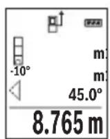 BOSCH GLM 500 Professional - b) Dobbelt indirekte hjo demaling (se billede C) - 1