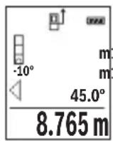 BOSCH GLM 500 Professional - b) Mesure indirecte double de hauteurs (voir figure C) - 1