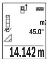 BOSCH GLM 500 Professional - a) Posredno merjenje visine (glejte sliko B) - 1