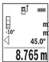 BOSCH GLM 500 Professional - b) Dvojié nepriame meranie vyšky (pozri obrázok C) - 1