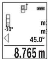 BOSCH GLM 500 Professional - b) Dubbel indirectk hojdmatning (se bild C) - 1