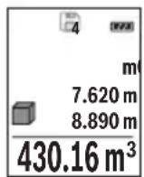 BOSCH GLM 500 Professional - Memory value display - 1