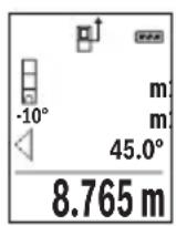 BOSCH GLM 500 Professional - b)Дбовhoe KOCBeHHoe H3MepeHne BBICOTbl (CM.pnc.C) - 1
