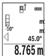 BOSCH GLM 500 Professional - b) Dupla kozvett magassagmérés (lásda C abrát) - 1