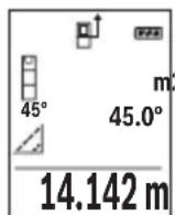 BOSCH GLM 500 Professional - a) Posredni pomiar wysokosci (zob. rys. B) - 1