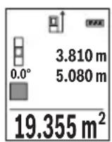 BOSCH GLM 500 Professional - Mesure de surfaces - 1