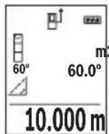 BOSCH GLM 500 Professional - c) Kaudne pikkuse moötmine (vt jn D) - 1