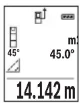 BOSCH GLM 500 Professional - a) Māsurarea indirecta a inaltimilor (consultatu imaginea B) - 1
