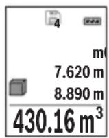 BOSCH GLM 500 Professional - Atmina saglabato vertibu indikacija - 1