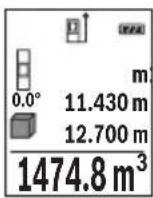 BOSCH GLM 500 Professional - Meranie objemu - 1