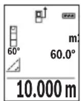 BOSCH GLM 500 Professional - c) Indirecte lengthemeting (zie afbeelding D) - 1