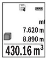 BOSCH GLM 500 Professional - Pritisnite tipko za shranjevanje (6) [ - 1