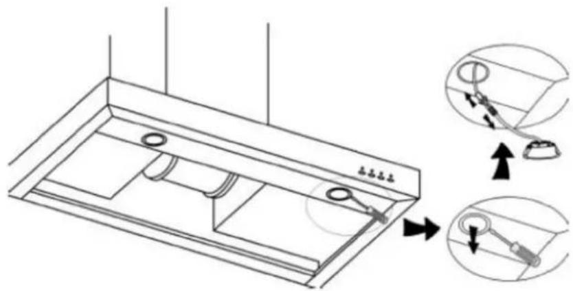 HOOVER HMB66001X - Wymiana żarówki na wysokociśnieniowe LED - 3
