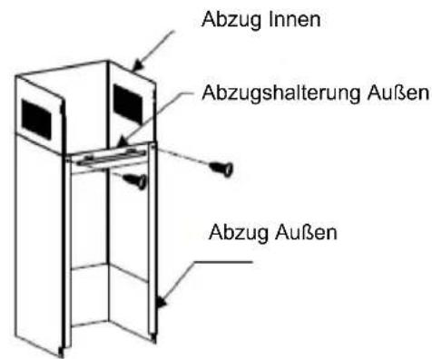 HOOVER HMB66001X - INSTALLATION (ABLUFT NACH DRAUSSEN) - 6