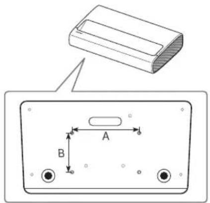 SAMSUNG The Premiere LSP7T - Mounting the Projector on a wall - 2