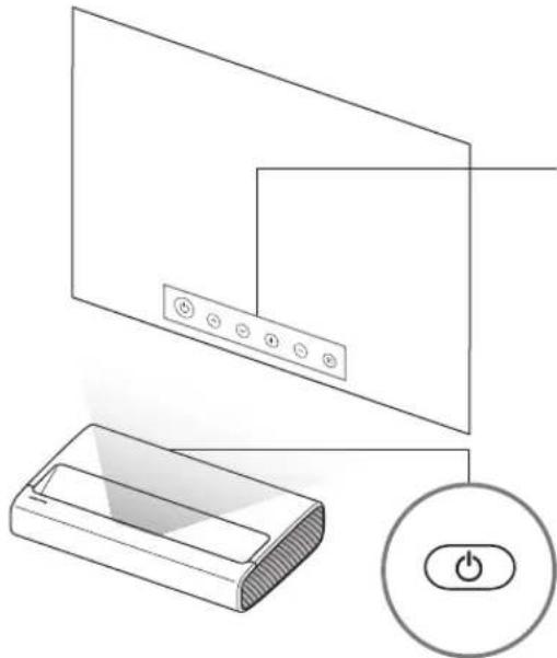 SAMSUNG The Premiere LSP7T - Uso del Tasto di accensione - 1