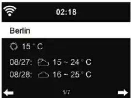 MOULINEX DR 463 - Informazioni meteo - 1