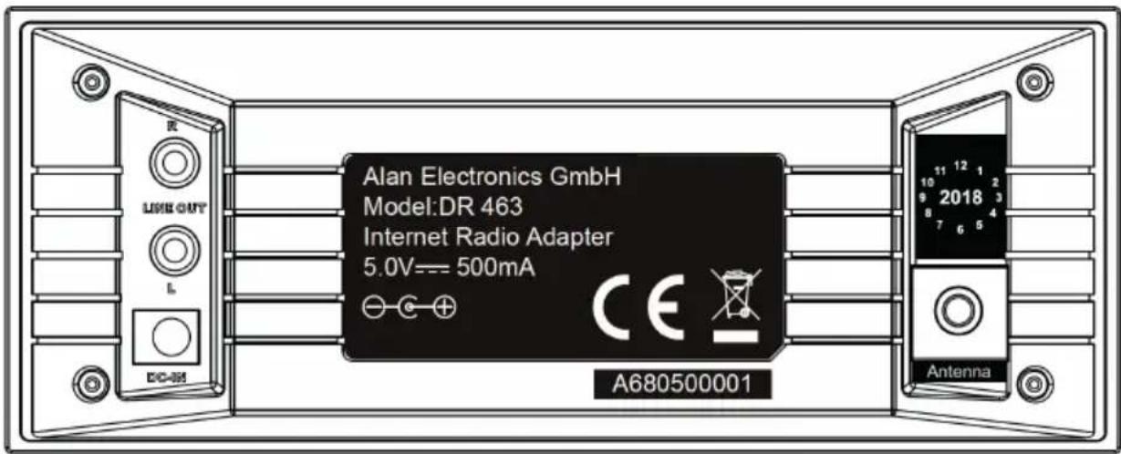 MOULINEX DR 463 - Lato posteriore - 1