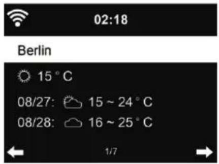 MOULINEX DR 463 - Wetter-Informationen - 1