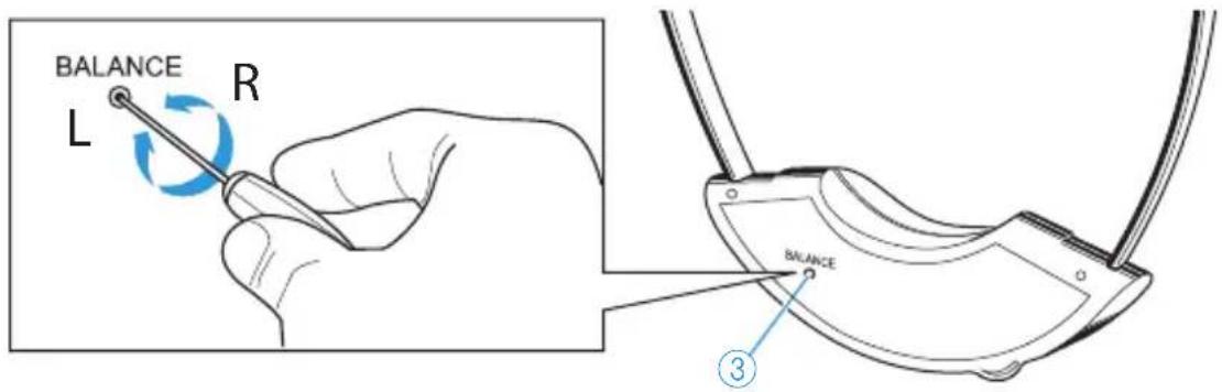SENNHEISER A 200 SET - Impostazione del bilanciamento - 1