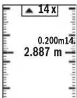 BOSCH GLM 5027 CG Professional - Stake out function (see figure I) - 2