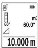 BOSCH GLM 5027 CG Professional - c) Netiesioginis ilgio matavimas (zr. G pav.) - 1