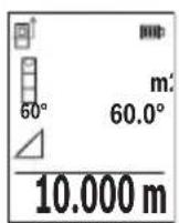 BOSCH GLM 5027 CG Professional - c) Indirect length measurement (see figure G) - 1