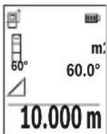 BOSCH GLM 5027 CG Professional - c) Neprime měreni dély (viz obrázek G) - 1