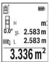 BOSCH GLM 5027 CG Professional - Seinäpinta-alamittaus (katso kuva H) - 1