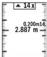 BOSCH GLM 5027 CG Professional - Funzione di tracciamento (vedere Fig.1) - 2