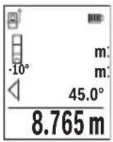 BOSCH GLM 5027 CG Professional - b) Cift dolayli yukseklik olcumu (bkz.resim F) - 1
